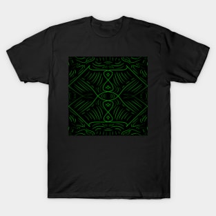 green pattern T-Shirt